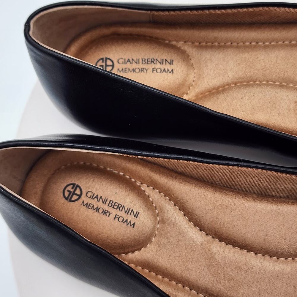 New Giani Bernini BrookeEP Black Memory Foam Ballet Flats Women's Size 9.5 M - Picture 8 of 9